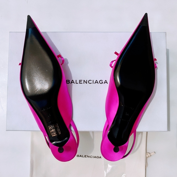 💯🎁Balenciaga💕Knife Slingback Mules Pumps - Picture 6 of 12